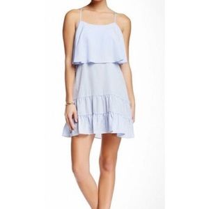 Light Blue Ruffle Dress